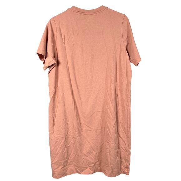 EVERLANE Weekend Tee T-shirt Dress in Desert Orange Size L - Picture 4 of 6